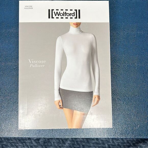 NWT Wolford Viscose Pullover Turtleneck 56178 L - Picture 2 of 9
